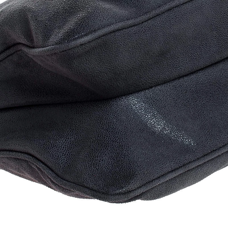 Stella McCartney Grey Faux Leather Bordered Shoulder Bag For Women 12 Stella McCartney Grey Faux Leather Bordered Shoulder Bag For Women - Image 10