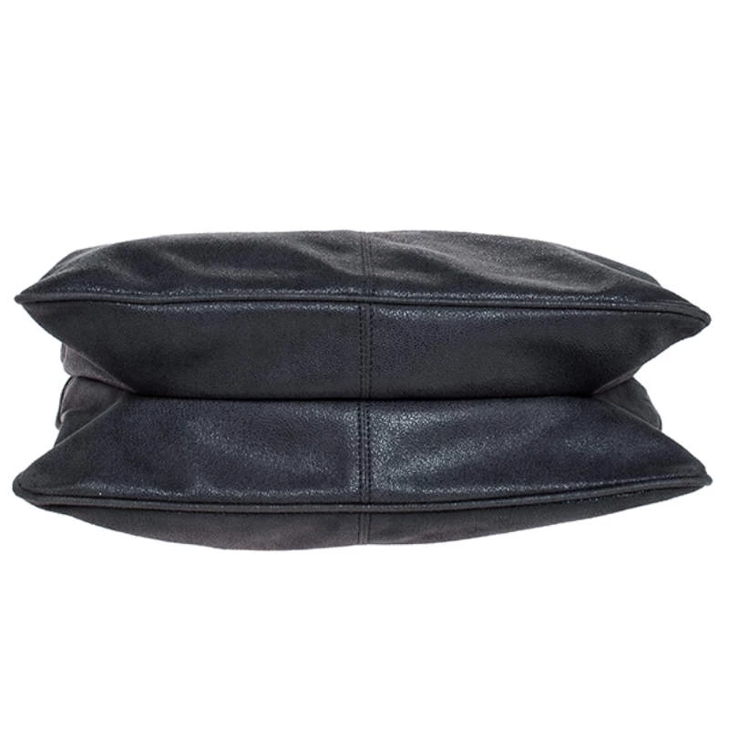 Stella McCartney Grey Faux Leather Bordered Shoulder Bag For Women 8 Stella McCartney Grey Faux Leather Bordered Shoulder Bag For Women - Image 6