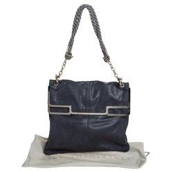 Stella McCartney Grey Faux Leather Bordered Shoulder Bag For Women 21 Stella McCartney Grey Faux Leather Bordered Shoulder Bag For Women -Stella McCartney Sales luxury women stella mccartney used handbags p249802 010