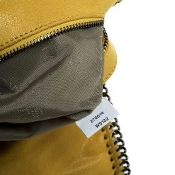 Stella McCartney Yellow Faux Leather Falabella Flap Clutch For Women -Stella McCartney Sales luxury women stella mccartney used handbags p250316 009