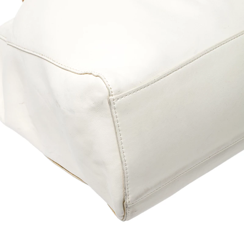 Stella McCartney Off White Leather Top Handle Bag For Women 15 Stella McCartney Off White Leather Top Handle Bag For Women - Image 13