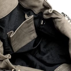 Stella McCartney Grey Faux Suede Falabella Fringed Tote For Women -Stella McCartney Sales luxury women stella mccartney used handbags p251352 006