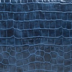 Stella McCartney Blue Faux Croc Leather Oversized Flap Clutch For Women -Stella McCartney Sales luxury women stella mccartney used handbags p259506 007