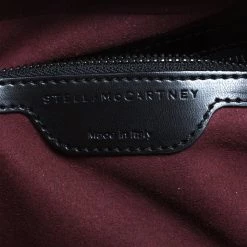Stella McCartney Black Faux Leather Falabella Box Top Handle Bag For Women -Stella McCartney Sales luxury women stella mccartney used handbags p260432 002