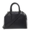Stella McCartney Black Faux Leather Falabella Box Top Handle Bag For Women -Stella McCartney Sales luxury women stella mccartney used handbags p260432 008