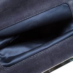 Stella McCartney Black Faux Leather Foldover Clutch For Women -Stella McCartney Sales luxury women stella mccartney used handbags p260624 003