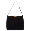 Stella McCartney Black Leather Round Zip Shoulder Bag For Women