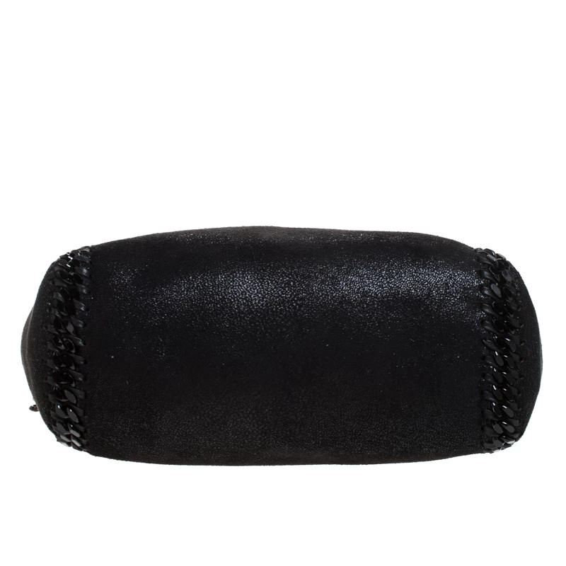 Stella McCartney Black/Brown Faux Leather Mini Fallabella Reversible Tote For Women 8 Stella McCartney Black/Brown Faux Leather Mini Fallabella Reversible Tote For Women - Image 6