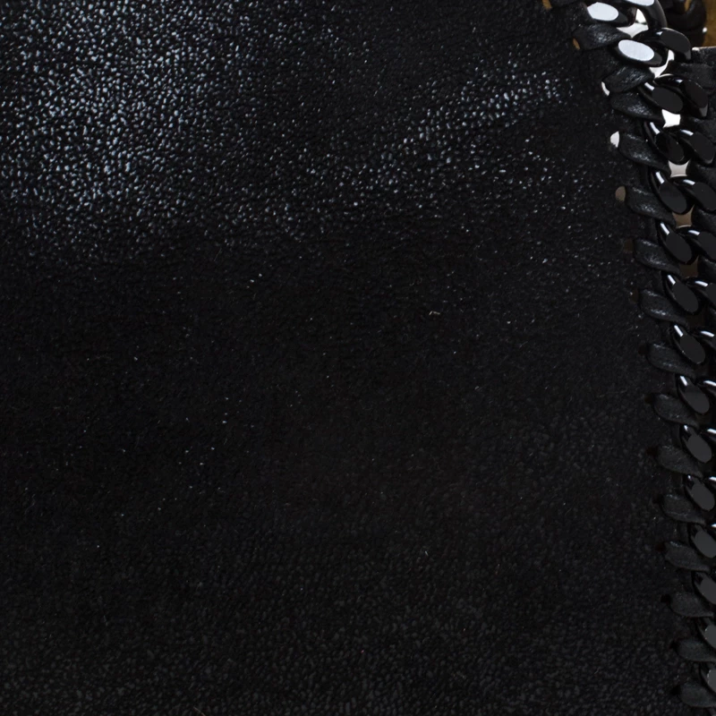 Stella McCartney Black/Brown Faux Leather Mini Fallabella Reversible Tote For Women 7 Stella McCartney Black/Brown Faux Leather Mini Fallabella Reversible Tote For Women - Image 5