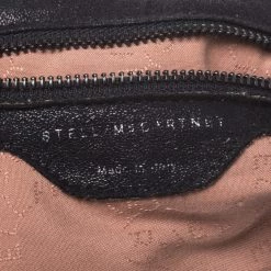 Stella McCartney Black Faux Leather Small Falabella Zipper Tote For Women -Stella McCartney Sales luxury women stella mccartney used handbags p270348 005