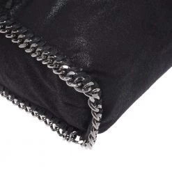 Stella McCartney Black Faux Leather Small Falabella Zipper Tote For Women -Stella McCartney Sales luxury women stella mccartney used handbags p270348 008