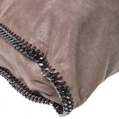 Stella McCartney Light Brown Faux Leather Falabella Bag For Women -Stella McCartney Sales luxury women stella mccartney used handbags p272515 009
