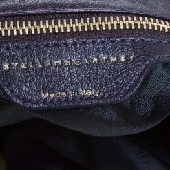 Stella McCartney Purple Faux Leather Falabella Shoulder Bag For Women -Stella McCartney Sales luxury women stella mccartney used handbags p272978 003