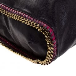 Stella McCartney Purple Faux Leather Falabella Shoulder Bag For Women -Stella McCartney Sales luxury women stella mccartney used handbags p272978 006