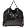 Stella McCartney Metallic Black Faux Leather Falabella Tote For Women -Stella McCartney Sales luxury women stella mccartney used handbags p273777 006