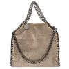 Stella McCartney Metallic Beige Faux Leather Mini Falabella Shoulder Bag For Women -Stella McCartney Sales luxury women stella mccartney used handbags p277460 006