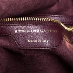 Stella McCartney Purple Woven Faux Leather Falabella Tote For Women -Stella McCartney Sales luxury women stella mccartney used handbags p279730 005