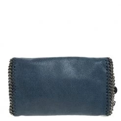 Stella McCartney Blue Faux Leather Falabella Flap Shoulder Bag For Women -Stella McCartney Sales luxury women stella mccartney used handbags p279924 005