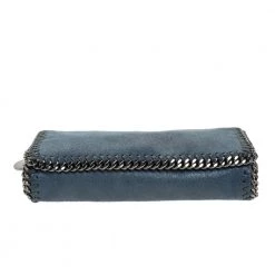Stella McCartney Blue Faux Leather Falabella Flap Shoulder Bag For Women -Stella McCartney Sales luxury women stella mccartney used handbags p279924 006