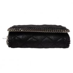 Stella McCartney Black Faux Leather Falabella Chain Clutch For Women -Stella McCartney Sales luxury women stella mccartney used handbags p280841 005