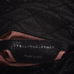 Stella McCartney Black Faux Leather Falabella Chain Clutch For Women -Stella McCartney Sales luxury women stella mccartney used handbags p280841 009