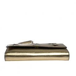 Stella McCartney Metallic Gold Faux Leather Star Flap Shoulder Bag For Women 18 Stella McCartney Metallic Gold Faux Leather Star Flap Shoulder Bag For Women -Stella McCartney Sales luxury women stella mccartney used handbags p285808 004