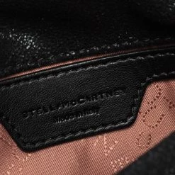 Stella McCartney Black Faux Leather Tiny Falabella Crossbody Bag For Women -Stella McCartney Sales luxury women stella mccartney used handbags p285842 002