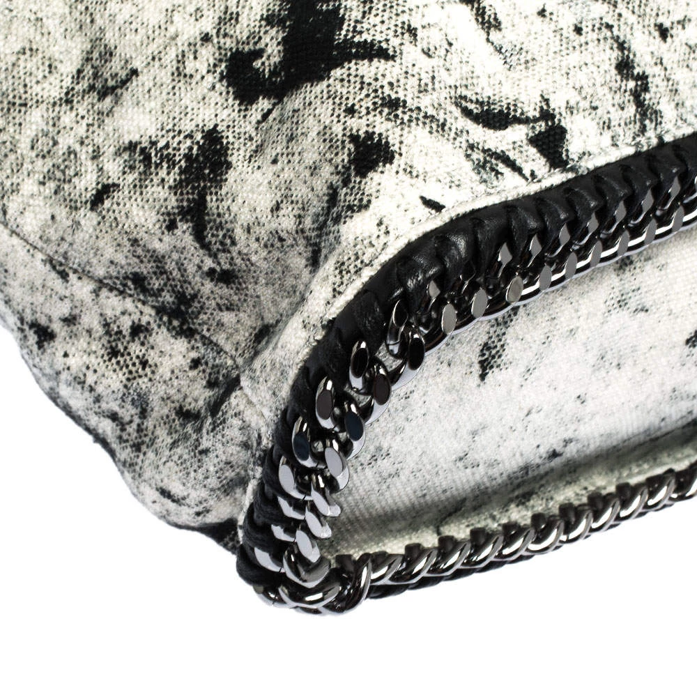 Stella McCartney Grey Canvas And Leather Falabella Backpack For Women 12 Stella McCartney Grey Canvas And Leather Falabella Backpack For Women - Image 10