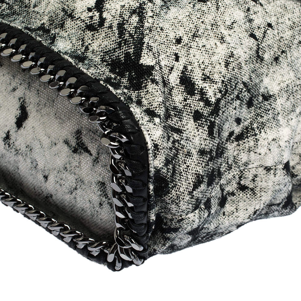 Stella McCartney Grey Canvas And Leather Falabella Backpack For Women 13 Stella McCartney Grey Canvas And Leather Falabella Backpack For Women - Image 11