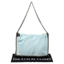 Stella McCartney Lime Green Faux Leather Falabella Flap Shoulder Bag For Women -Stella McCartney Sales luxury women stella mccartney used handbags p287617 008