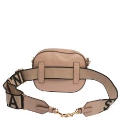 Stella McCartney Beige Perforated Faux Leather Vegetarian Belt Bag For Women -Stella McCartney Sales luxury women stella mccartney used handbags p295786 002