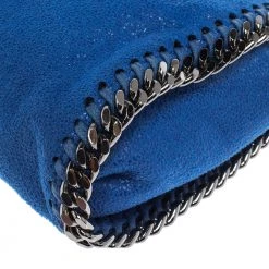 Stella McCartney Blue Faux Leather Tiny Falabella Crossbody Bag For Women -Stella McCartney Sales luxury women stella mccartney used handbags p297821 005
