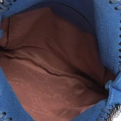 Stella McCartney Blue Faux Leather Tiny Falabella Crossbody Bag For Women -Stella McCartney Sales luxury women stella mccartney used handbags p297821 011