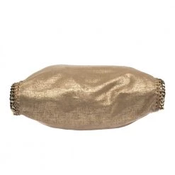 Stella McCartney Gold Faux Leather Small Falabella Tote For Women -Stella McCartney Sales luxury women stella mccartney used handbags p302397 007