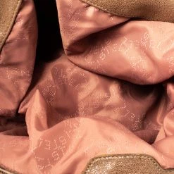 Stella McCartney Metallic Beige Faux Leather Small Falabella Tote For Women -Stella McCartney Sales luxury women stella mccartney used handbags p307895 010