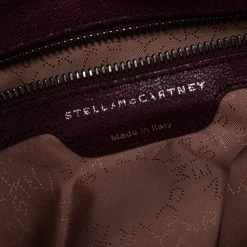 Stella McCartney Purple Faux Leather Small Falabella Tote For Women -Stella McCartney Sales luxury women stella mccartney used handbags p308760 003