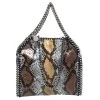 Stella McCartney Multicolor Faux Python Embossed Leather Mini Falabella Tote For Women