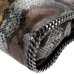 Stella McCartney Multicolor Faux Python Embossed Leather Mini Falabella Tote For Women -Stella McCartney Sales luxury women stella mccartney used handbags p309004 007
