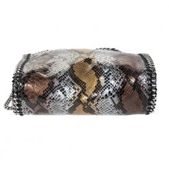 Stella McCartney Multicolor Faux Python Embossed Leather Mini Falabella Tote For Women -Stella McCartney Sales luxury women stella mccartney used handbags p309004 008