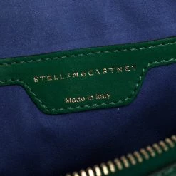 Stella McCartney Green Python Effect And Faux Leather Cavendish Clutch For Women 20 Stella McCartney Green Python Effect And Faux Leather Cavendish Clutch For Women -Stella McCartney Sales luxury women stella mccartney used handbags p309145 008