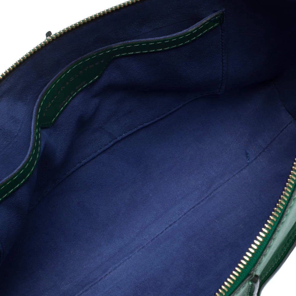 Stella McCartney Green Python Effect And Faux Leather Cavendish Clutch For Women 9 Stella McCartney Green Python Effect And Faux Leather Cavendish Clutch For Women - Image 7