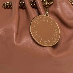 Stella McCartney Light Brown Faux Leather Norma Bucket Bag For Women -Stella McCartney Sales luxury women stella mccartney used handbags p316915 002