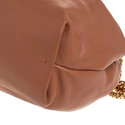 Stella McCartney Light Brown Faux Leather Norma Bucket Bag For Women -Stella McCartney Sales luxury women stella mccartney used handbags p316915 007