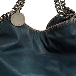 Stella McCartney Blue Faux Leather Large Falabella Tote For Women -Stella McCartney Sales luxury women stella mccartney used handbags p324766 005