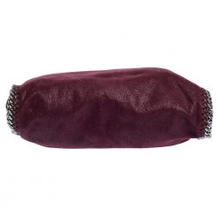 Stella McCartney Burgundy Faux Leather Small Falabella Tote For Women -Stella McCartney Sales luxury women stella mccartney used handbags p324851 010