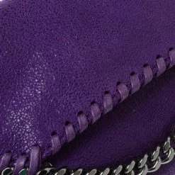 Stella McCartney Purple Faux Leather Mini Falabella Crossbody Bag For Women 17 Stella McCartney Purple Faux Leather Mini Falabella Crossbody Bag For Women -Stella McCartney Sales luxury women stella mccartney used handbags p348701 004