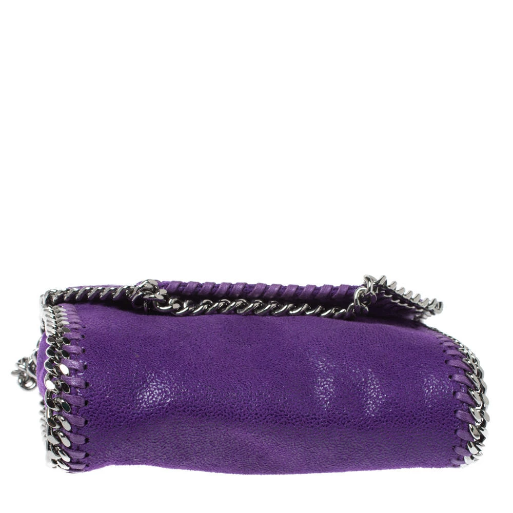 Stella McCartney Purple Faux Leather Mini Falabella Crossbody Bag For Women 8 Stella McCartney Purple Faux Leather Mini Falabella Crossbody Bag For Women - Image 6