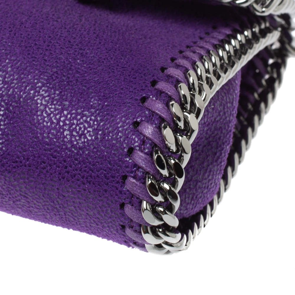 Stella McCartney Purple Faux Leather Mini Falabella Crossbody Bag For Women 13 Stella McCartney Purple Faux Leather Mini Falabella Crossbody Bag For Women - Image 11