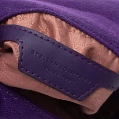 Stella McCartney Purple Faux Leather Mini Falabella Crossbody Bag For Women 20 Stella McCartney Purple Faux Leather Mini Falabella Crossbody Bag For Women -Stella McCartney Sales luxury women stella mccartney used handbags p348701 014