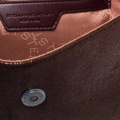 Stella McCartney Metallic Brown Faux Leather Mini Falabella Crossbody Bag For Women -Stella McCartney Sales luxury women stella mccartney used handbags p349418 005